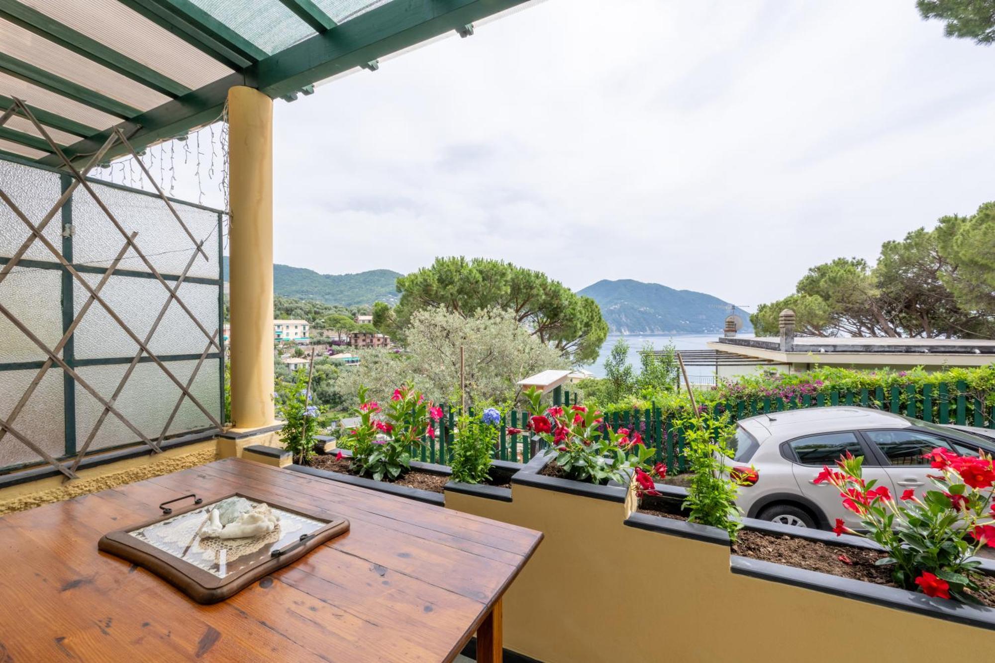 Terrazza Sul Mare B.View56 Villa Recco Buitenkant foto